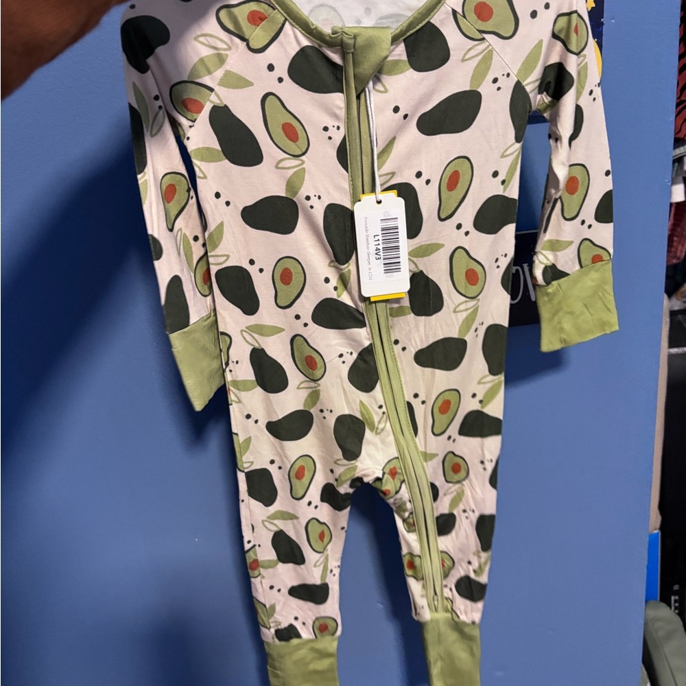Avocado Print Kids bamboo pjs